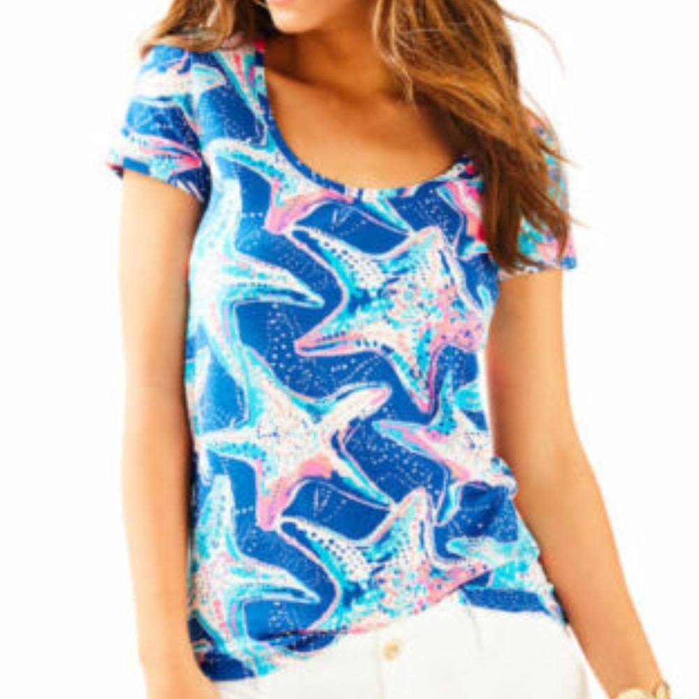 *NWT* Indigo Star Struck Tee